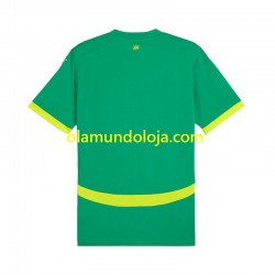 Camisola Senegal Homem Equipamento Segundo 2025 Manga Curta